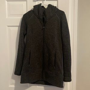 Athleta long zip up hoodie